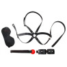 Generique Kit d'Initiation BDSM OBEDIENCE 4 Pièces Noir